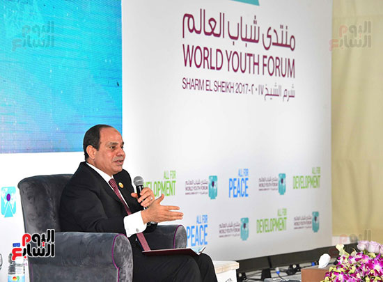 لقاء الرئيس عبد الفتاح السيسى، مع ممثلى وسائل الإعلام الأجنبية والمحلية (9)