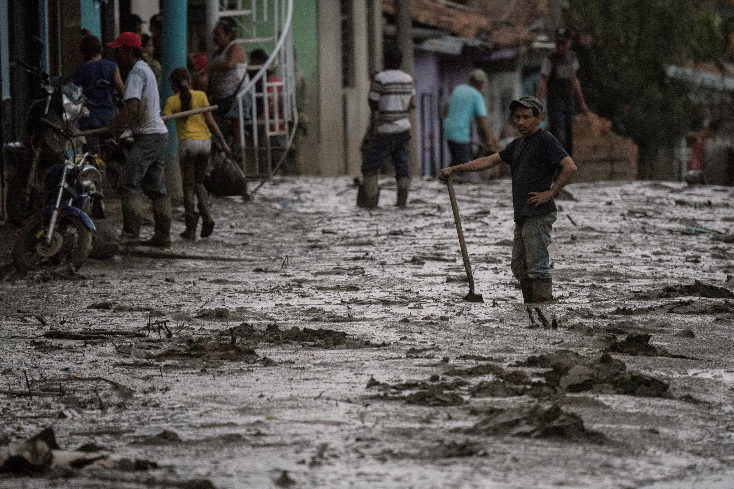 غرق شوارع كولومبيا