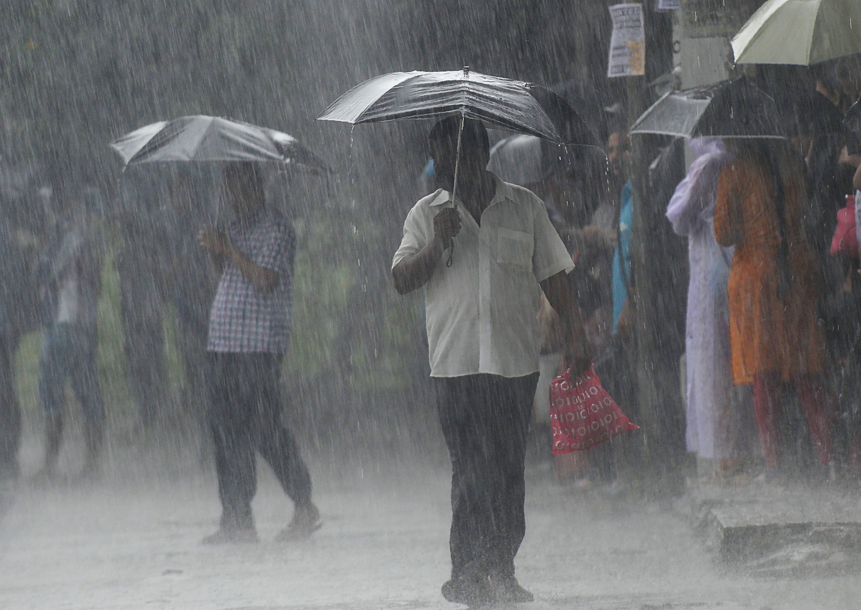 أمطار غزيرة فى الهند