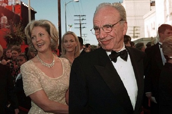 Rupert Murdoch and Anna Maria Torv