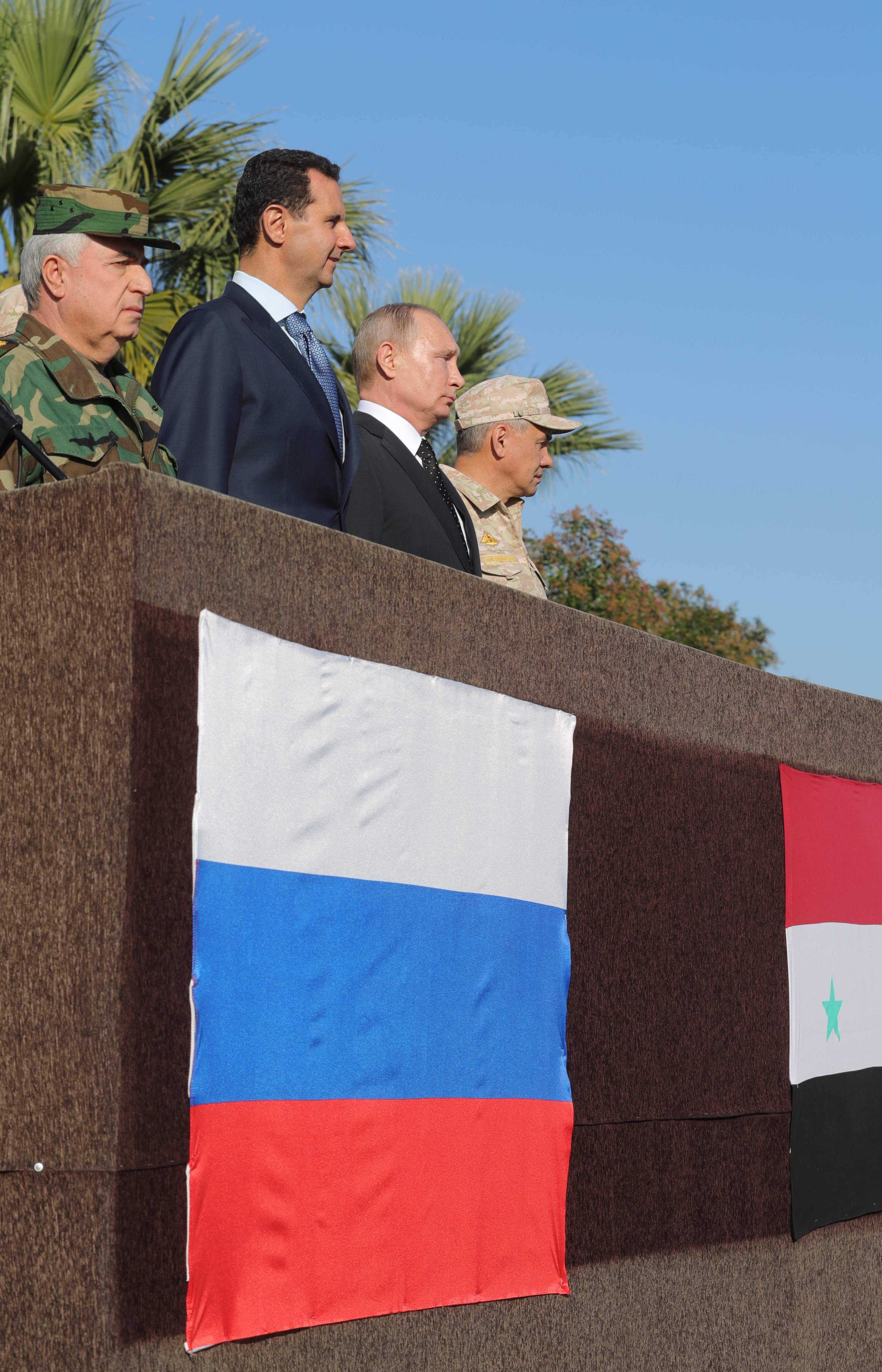 جانب من لقاء بوتين والأسد 