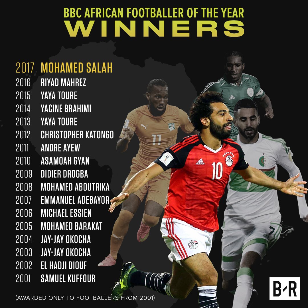 قائمة أفضل اللاعبين فى أفريقيا وفقا لـ bbc
