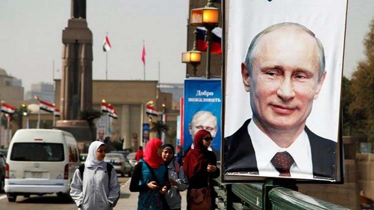 لافتات ترحيب بوتين