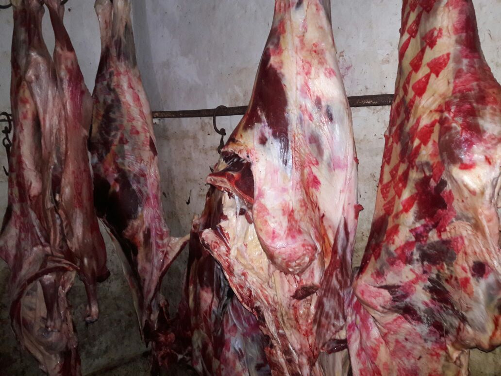اللحوم المضبوطة