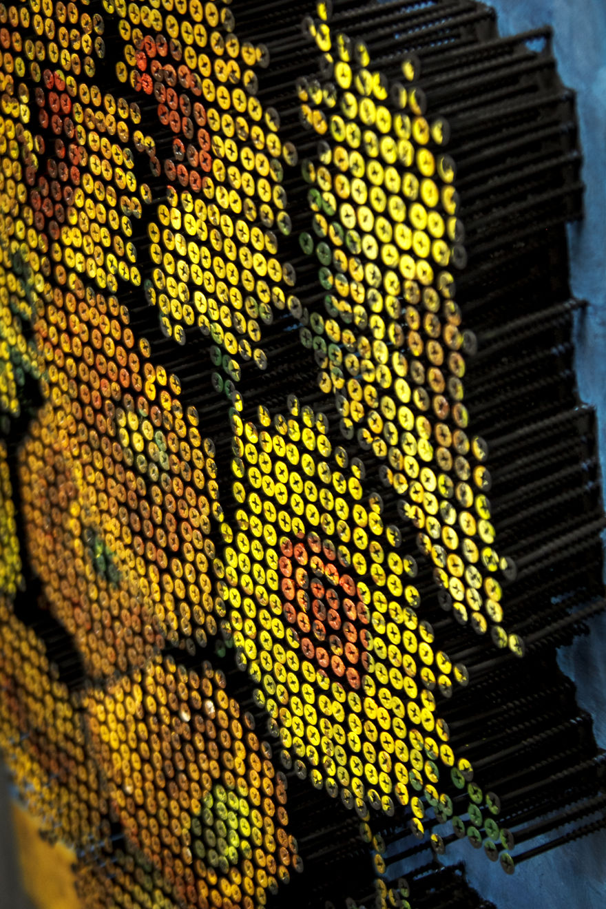 الرسم بالمسامير (1)