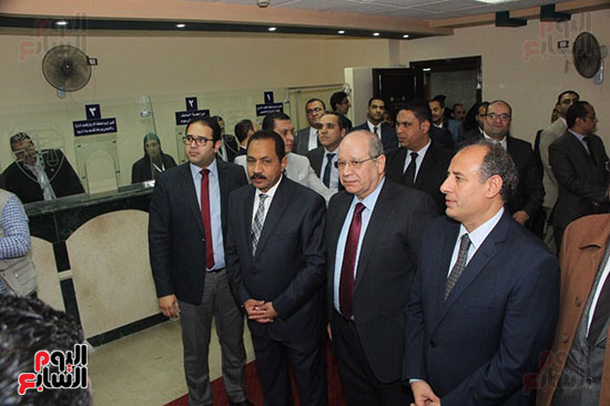 رئيس مجلس الدولة يفتتح مكتب خدمة المتقاضين بالإسكندرية (1)