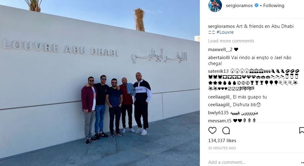 راموس فى ابو ظبى