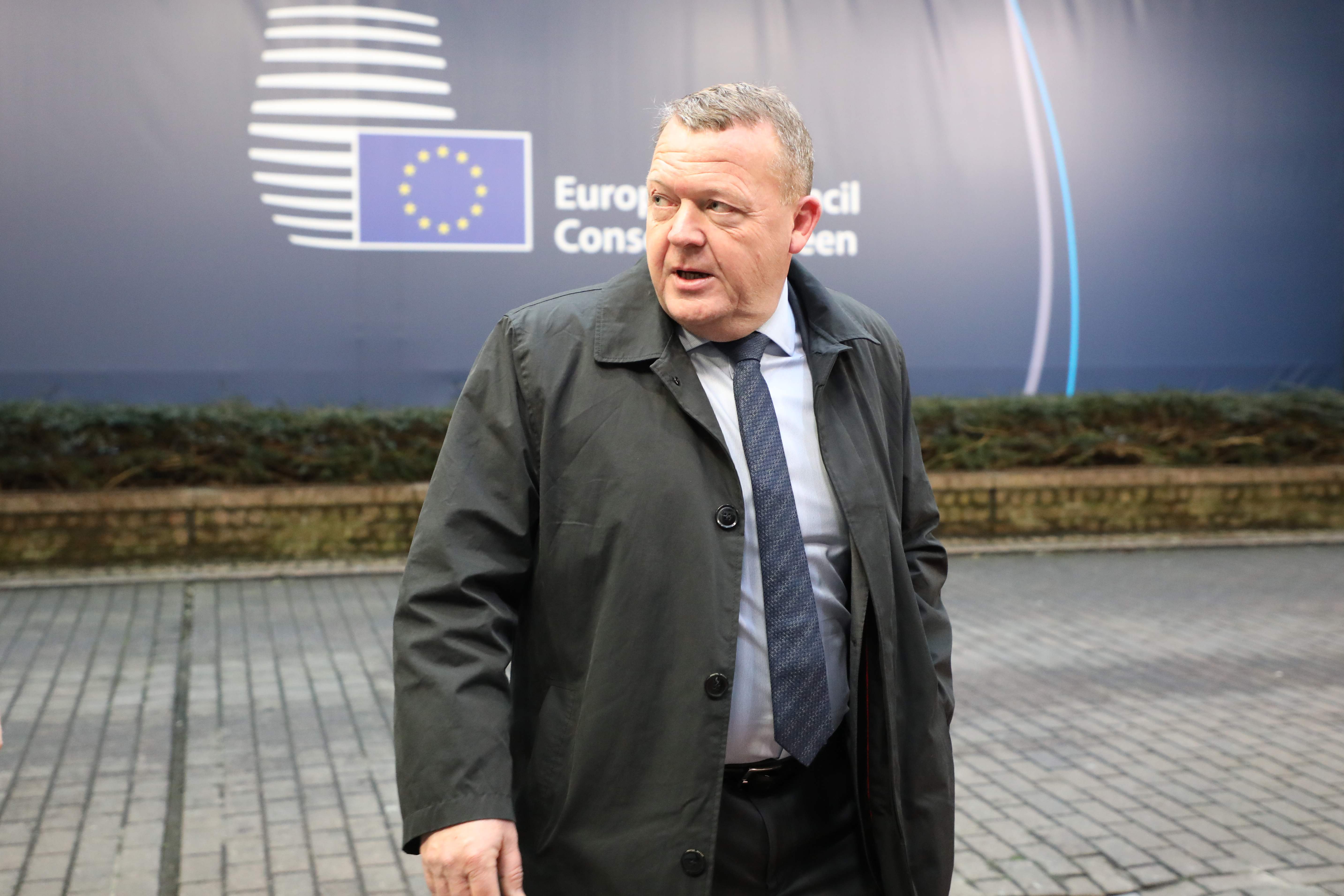 رئيس وزراء الدنمارك يصل مقر الاتحاد الأوروبى فى بلجيكا