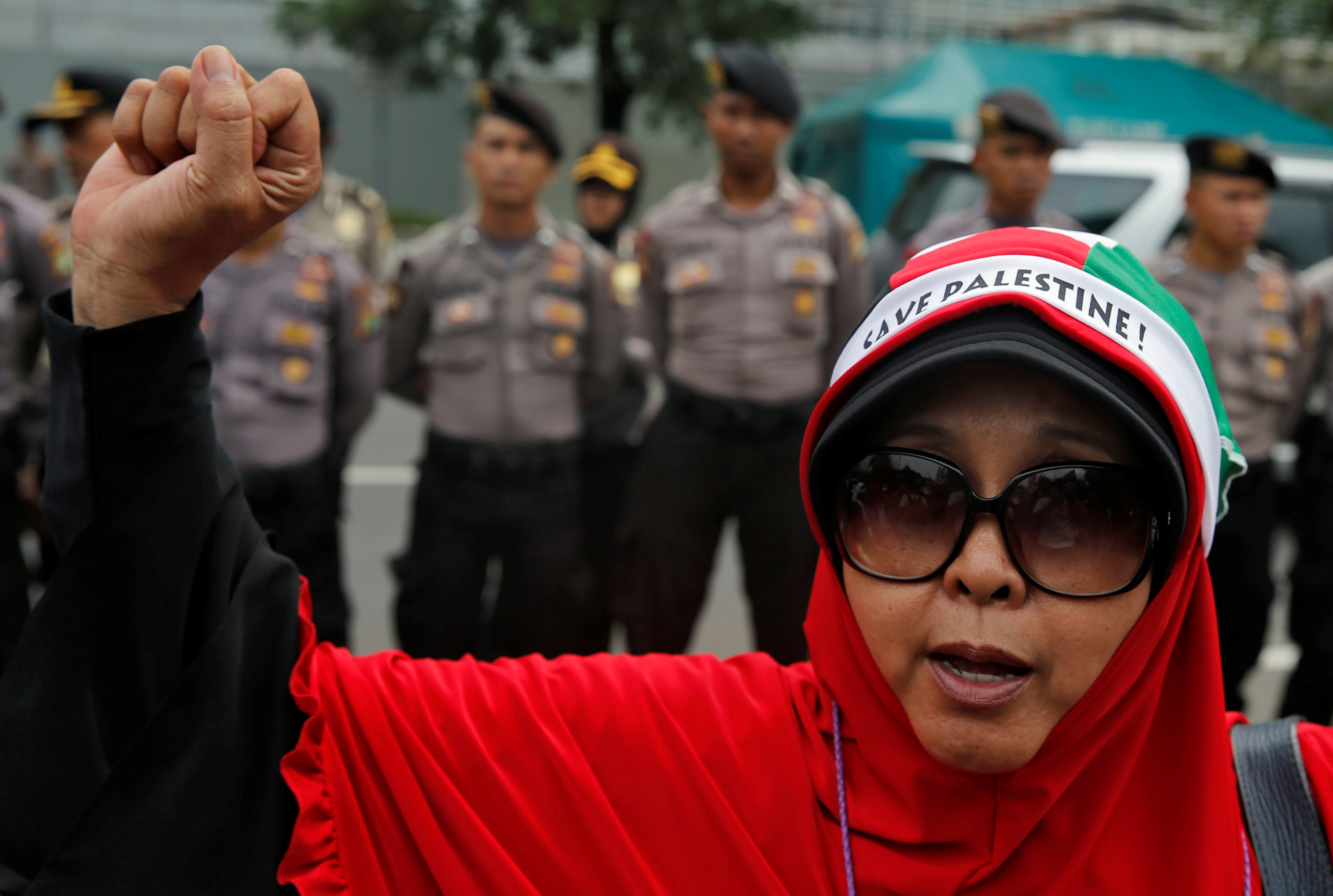 مظاهرة فى ماليزيا ضد قرار ترامب بشأن القدس