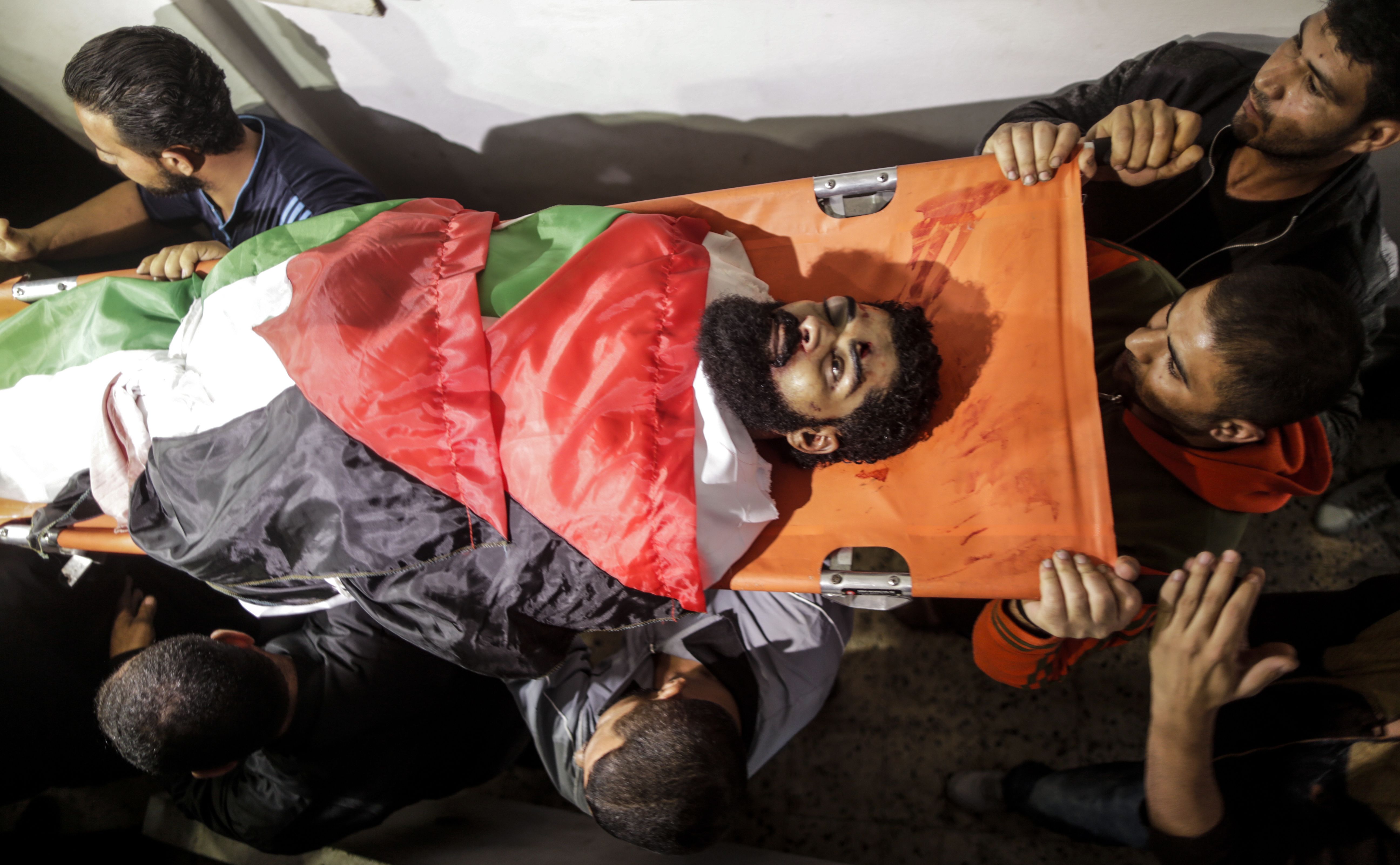 تشييع جثمان الشهيد أبو ثريا فى قطاع غزة