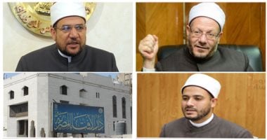 محمد مختار جمعة وزير الأوقاف والشحات الجندى وأحمد المالكى وشوقى علام