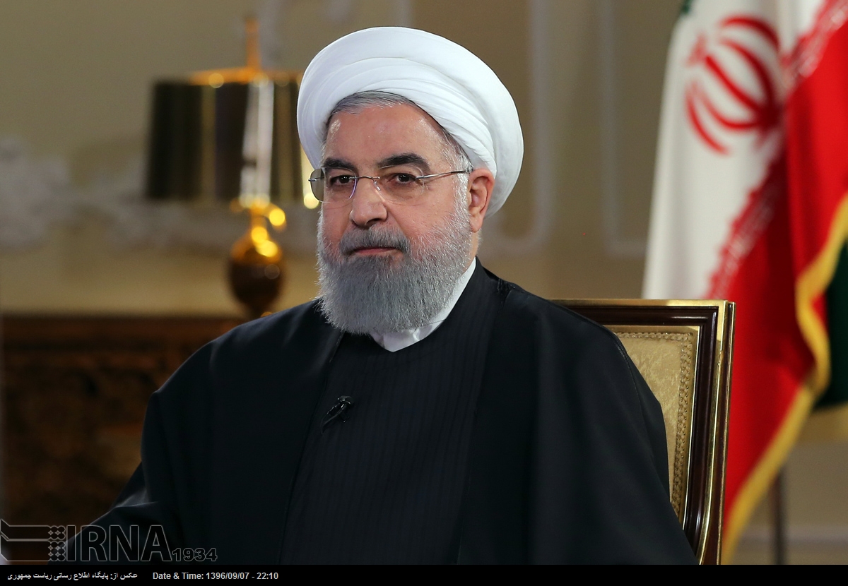 الرئيس الإيرانى خلال حواره التلفزيونى