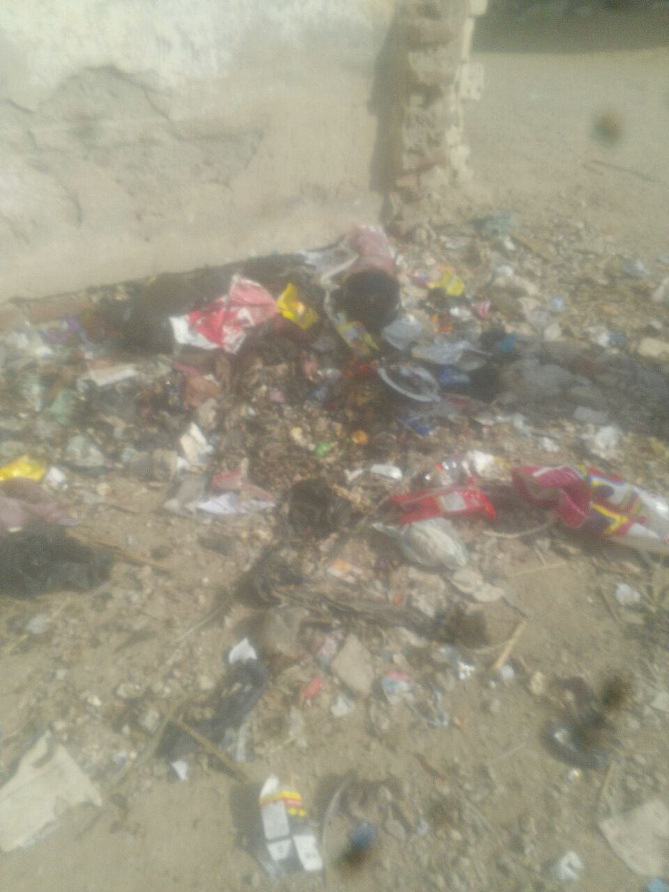 القمامة بقرية أحمد عرابة بالعامرية بالإسكندرية