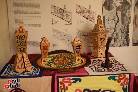 فوانيس رمضان اليدوية التاريخية فى معرض الأقصر