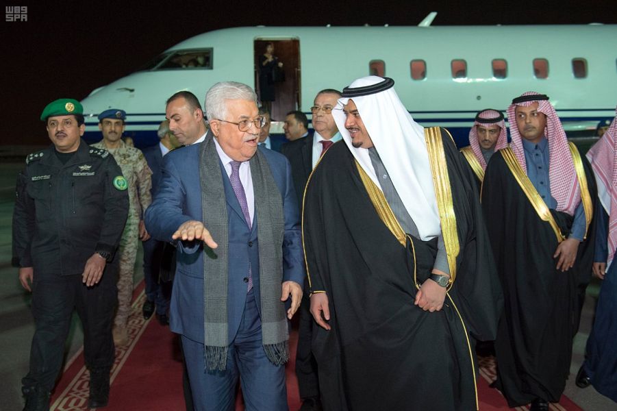 استقبال الرئيس الفلسطيني
