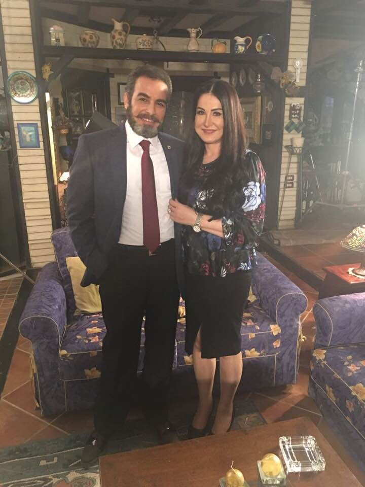 صور وفاء سالم تبدأ تصوير الجزء الثانى من مسلسل الأب