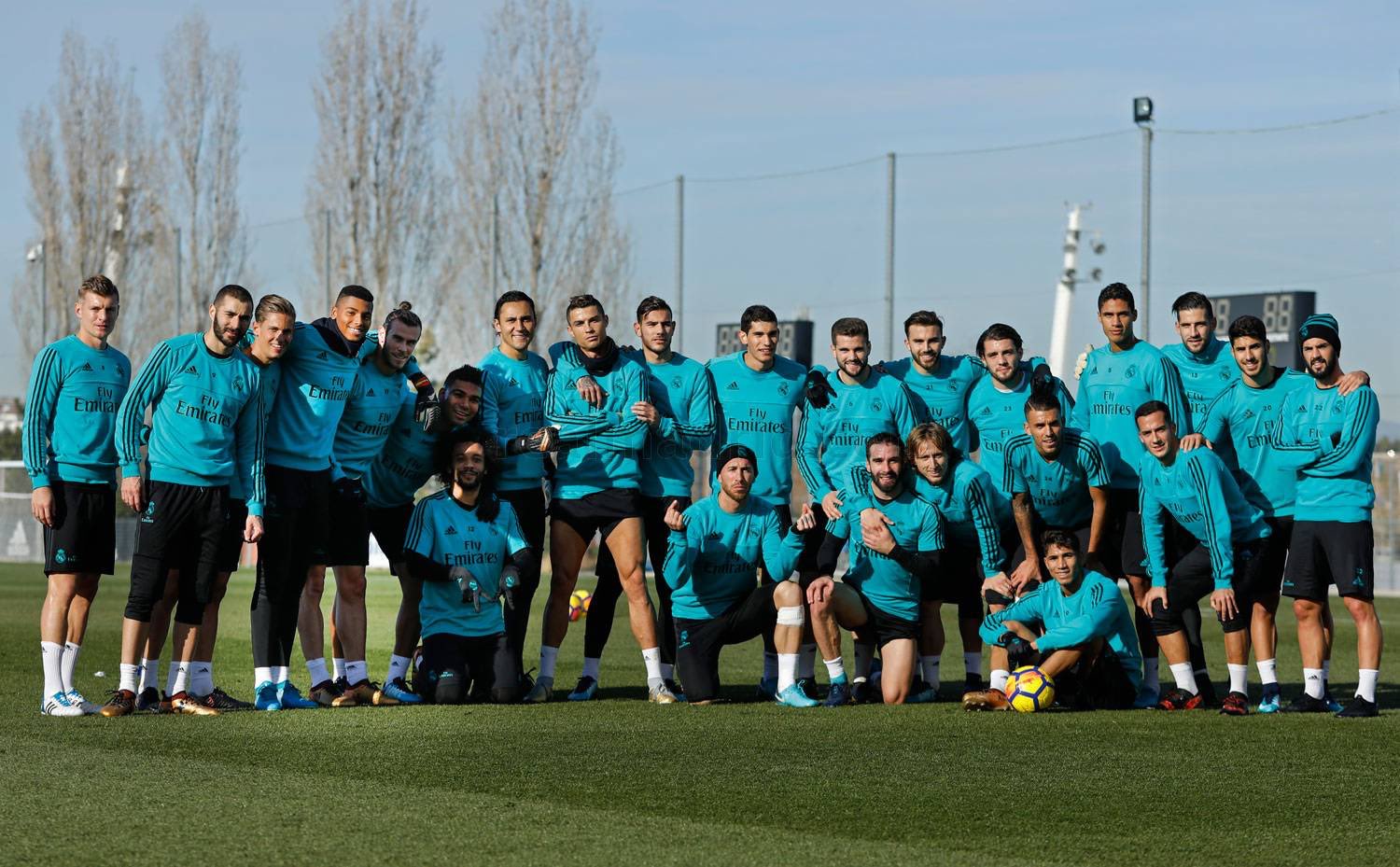 صورة جماعية لنجوم ريال مدريد