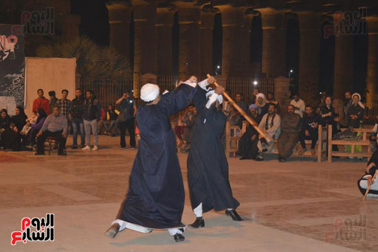 ساحة ميدان ابو الحجاج تستضيف مهرجان التحطيب