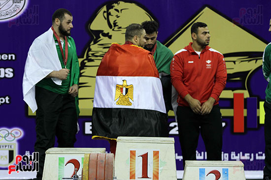 البطولة العربية لرفع الأثقال (7)