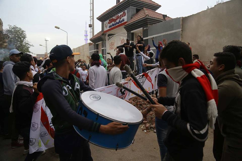 وقفة جمهور الزمالك