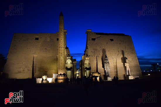  واجهة معبد الأقصر المميزة