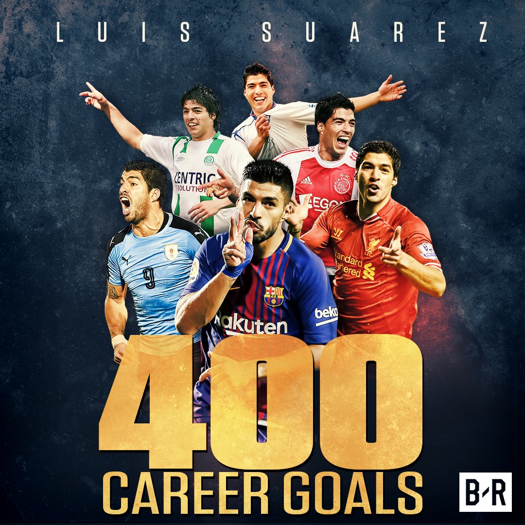 سواريز سجل 400 هدف في مسيرته