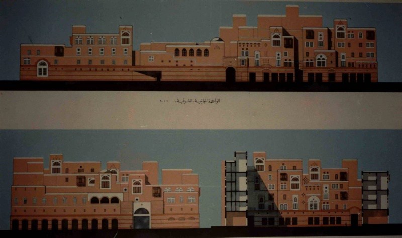 5 أحد الأعمال الفنية للدكتور راسم بدران المهندس المعمارى الأردنى