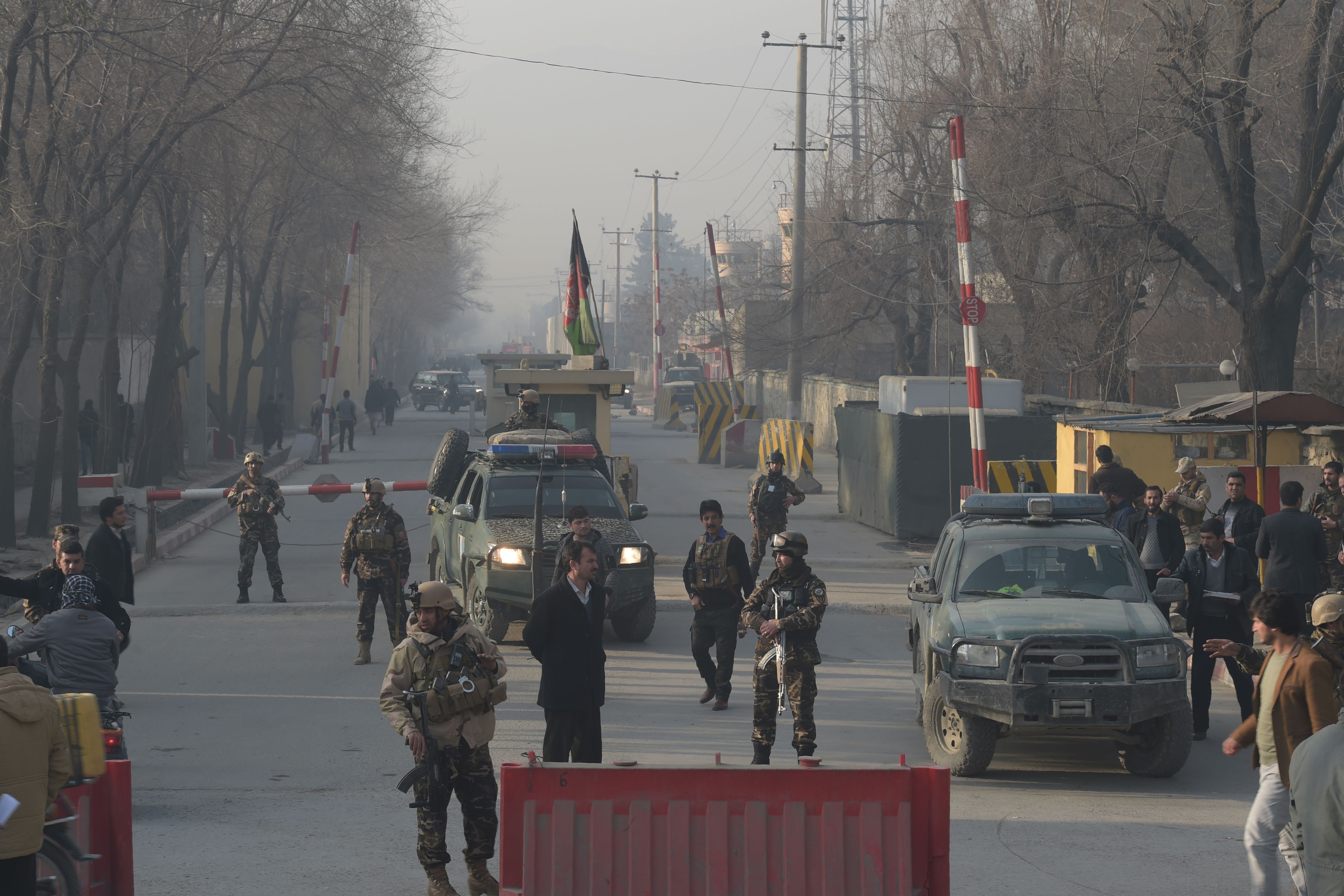 تعزيزات أمنية بمحيط مكتب المخابرات الأفغانى