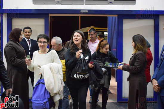 وصول أولى رحلات خط طيران مرسى علم ميلانو