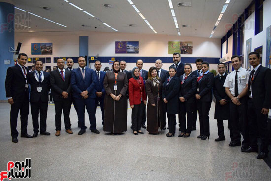 تدشين خط طيران بين مرسى علم وميلانو