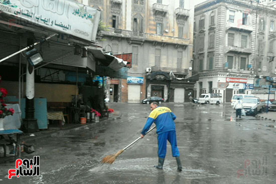 كسح مياه الأمطار