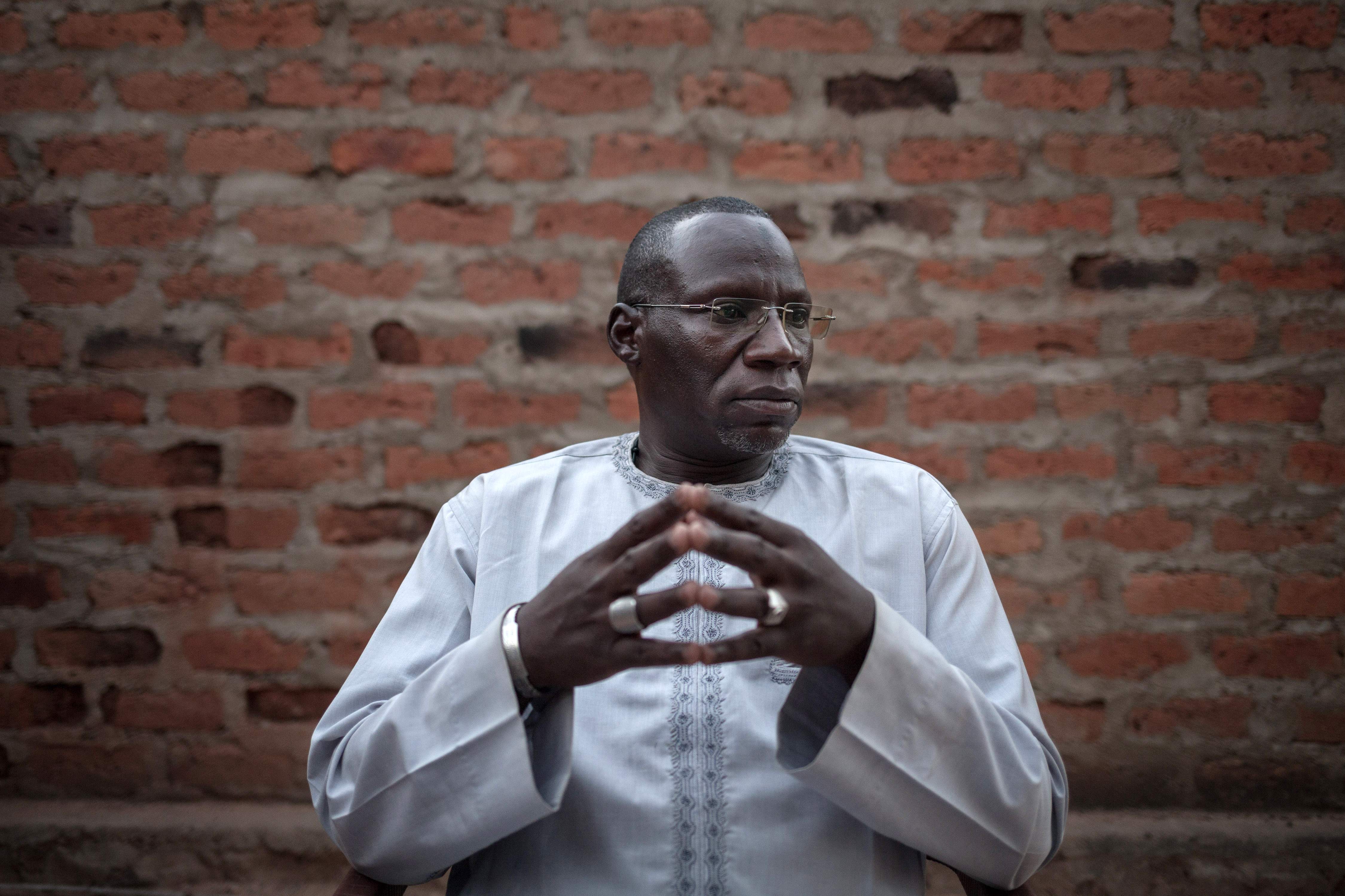 نور الدين آدم أحد قادة واحدة من المجموعات المسلحة الناشطة فى جمهورية افريقيا الوسطى