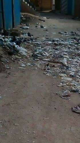 انتشار القمامة بأرض الجزيرة بميت غمر
