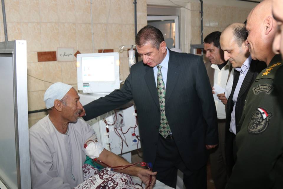 محافظ كفر الشيخ يتفقد مستشفى الرياض المركزي
