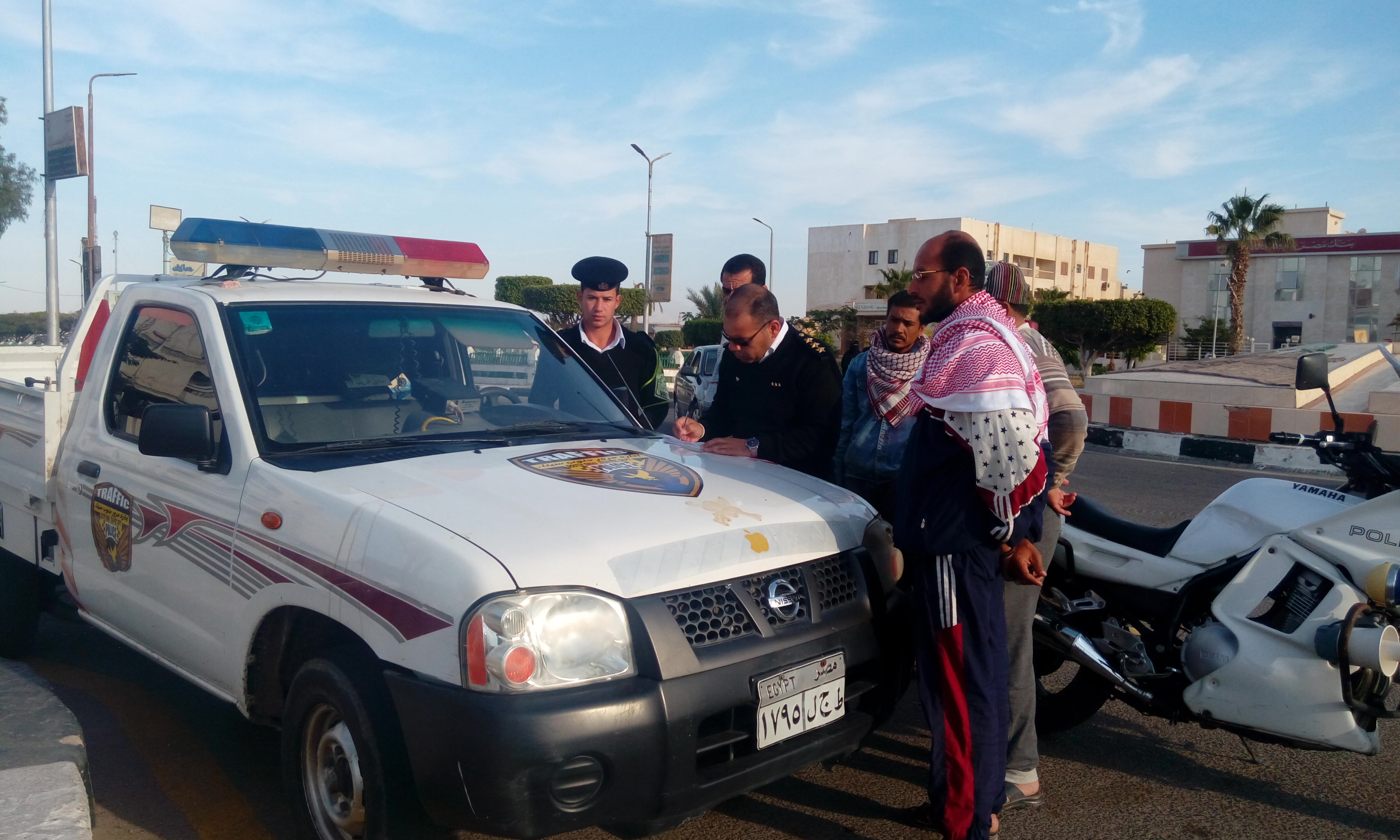 حملات مرورية بشوارع طور سيناء  (4)