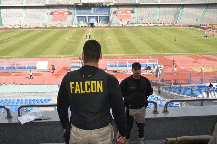 شركة فالكون تتولى تأمين المباريات الكبرى