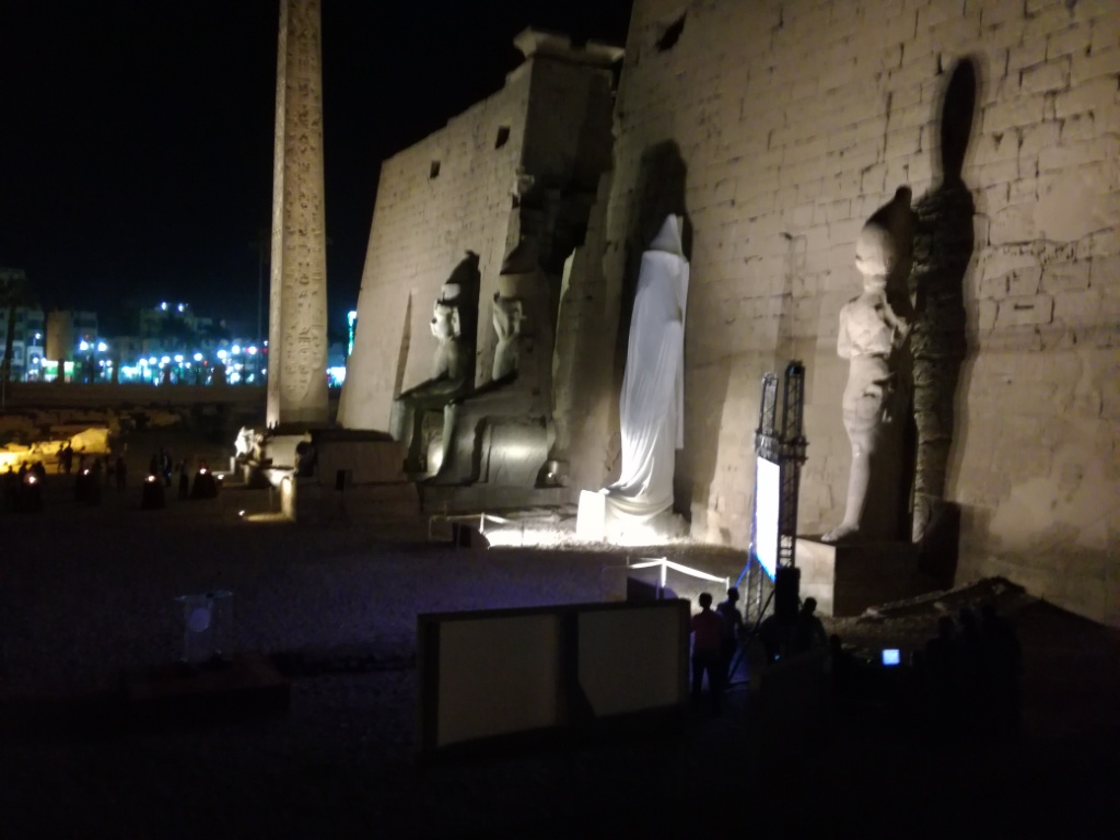       افتتاح تمثال رمسيس الثاني بمعبد الأقصر