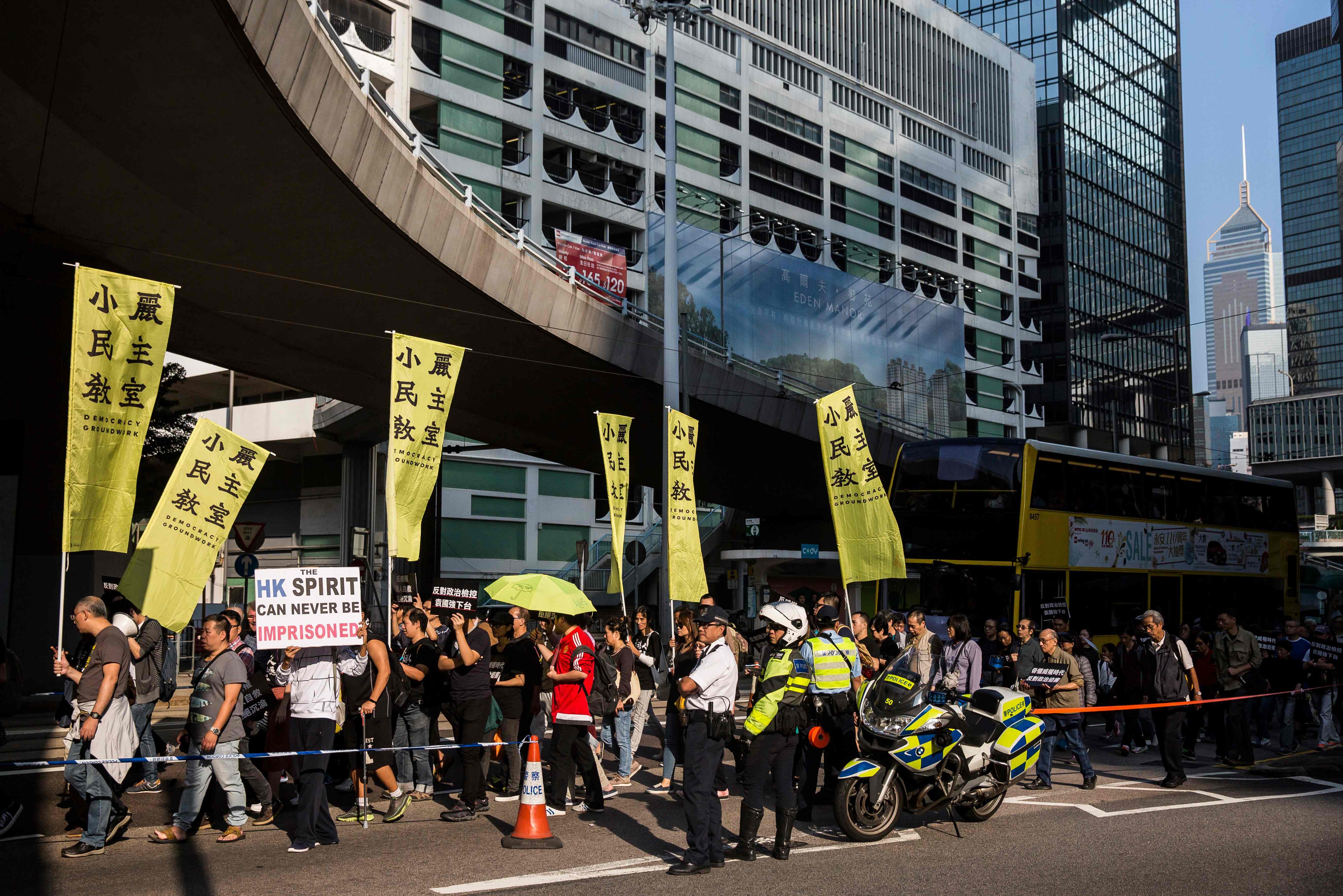 مسيرات بهونج كونج تحت شعار لا للسلطوية