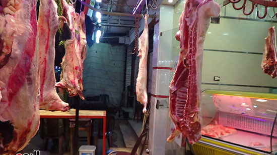  انخفاض اسعار اللحوم الضان والبقرى بمطروح