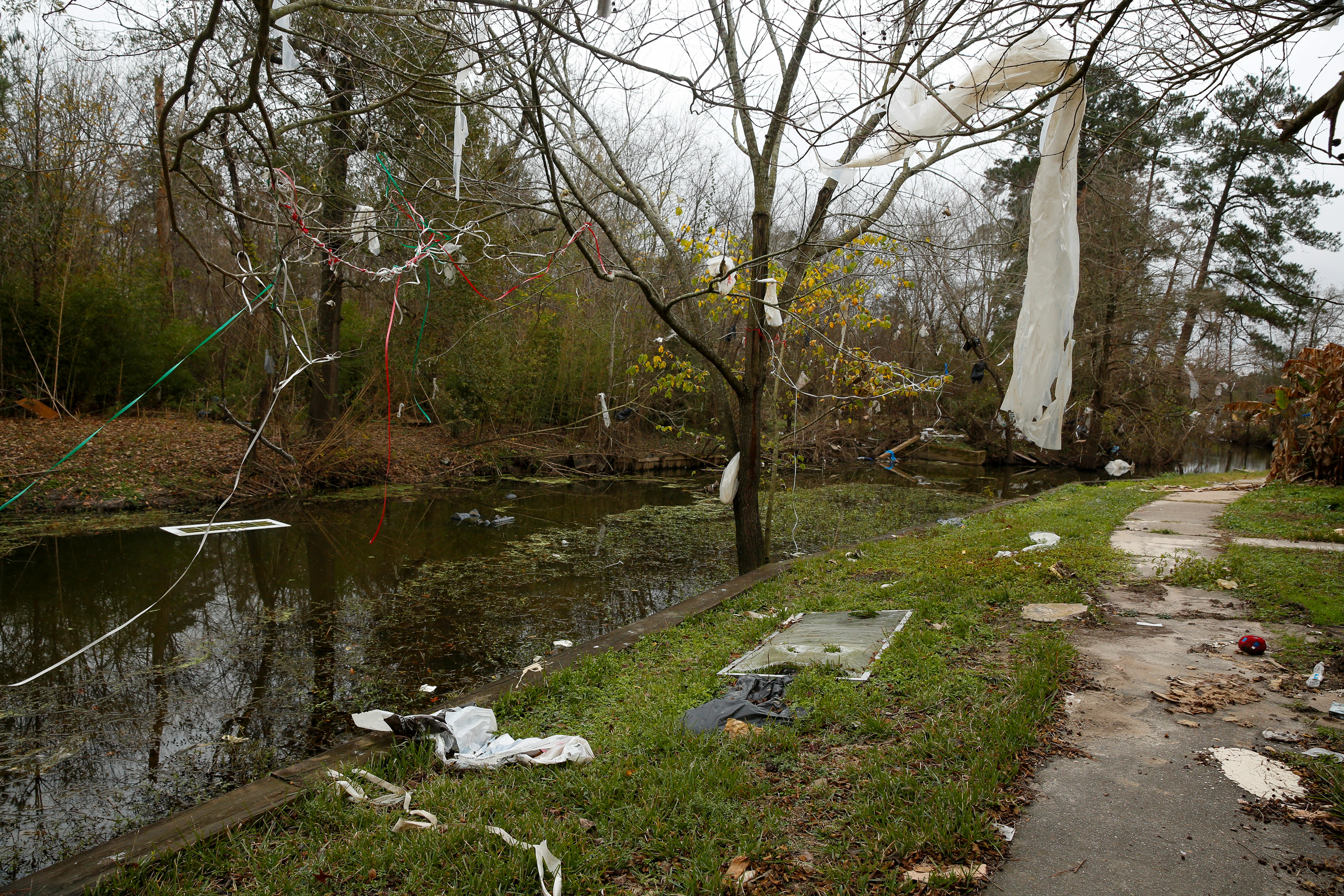 آثار الإعصار هارفى على ولاية تكساس