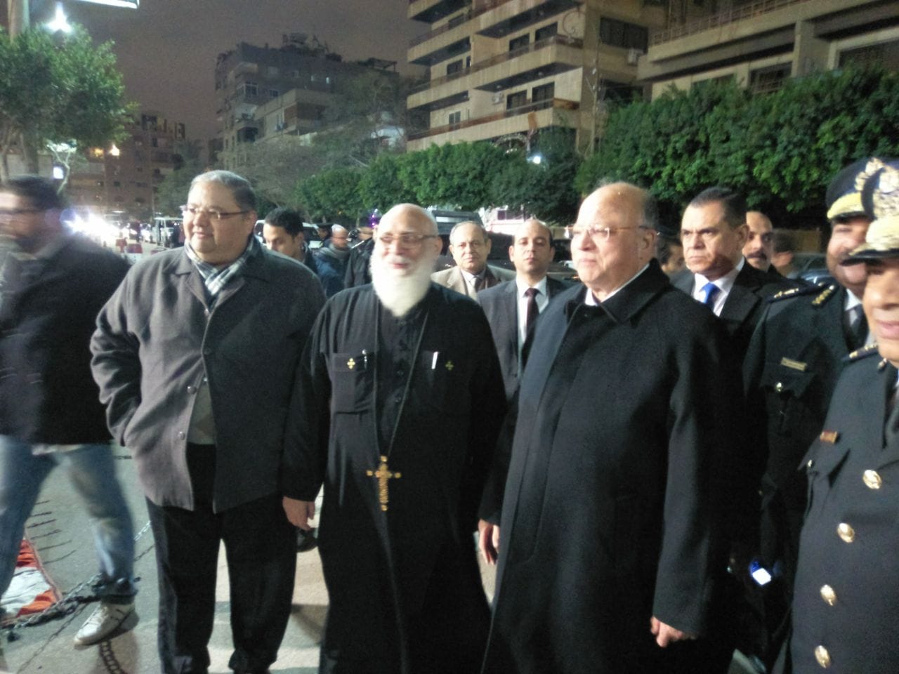 مدير امن القاهرة يتفقد  اجراءات تامين الكنائس