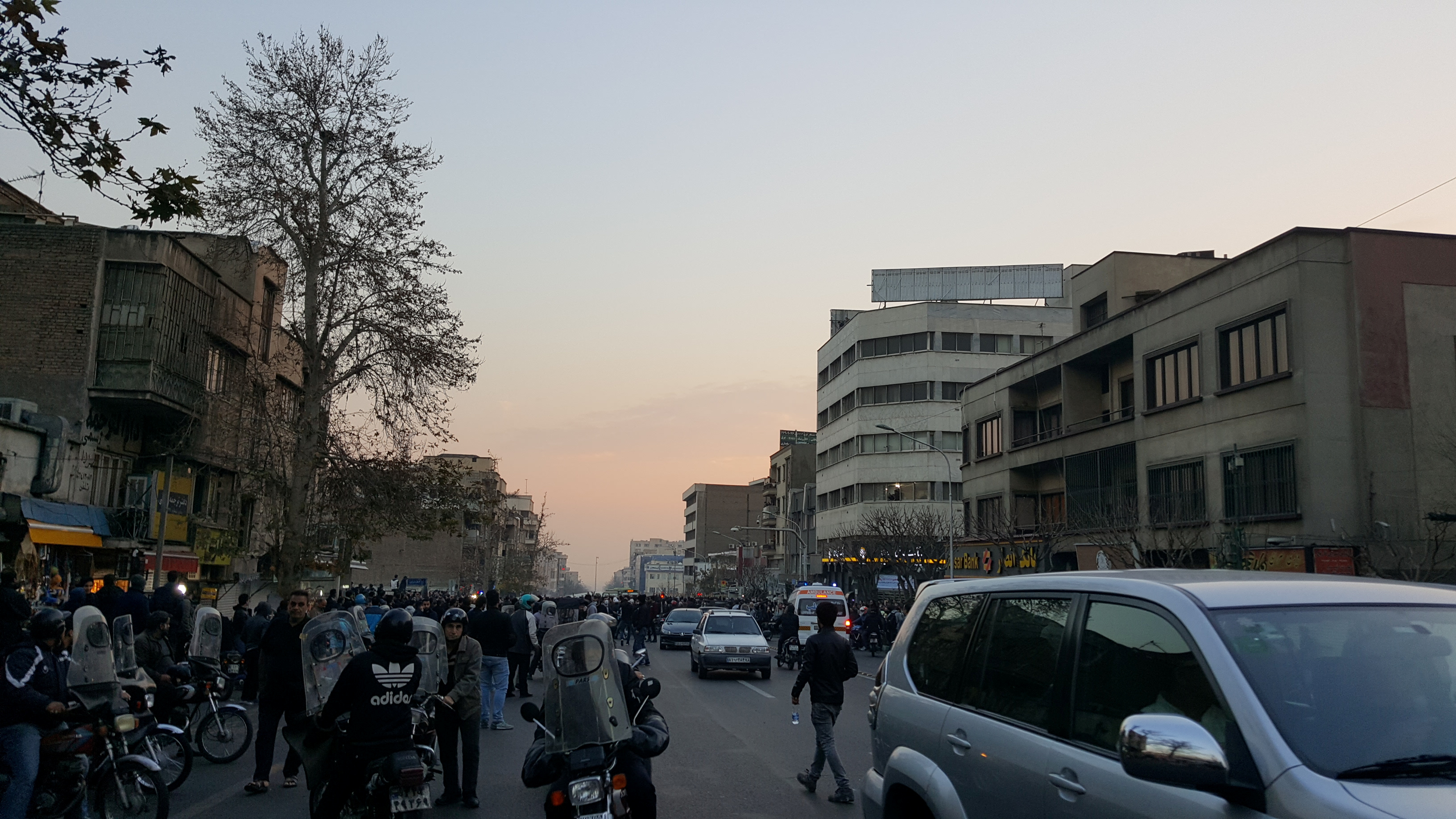 جانب من الاحتجاجات فى ايران