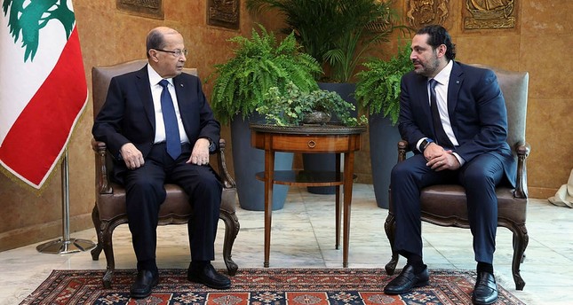 مشاورات مع الرئيس اللبنانى ميشال عون