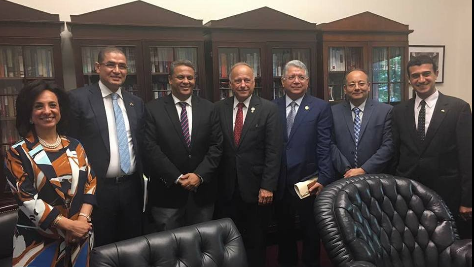 البرلمان المصرى يلتقى أعضاء الكونجرس