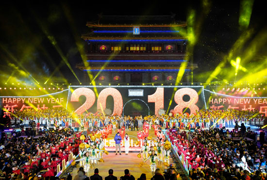 الصين تحتفل بأعياد رأس السنة