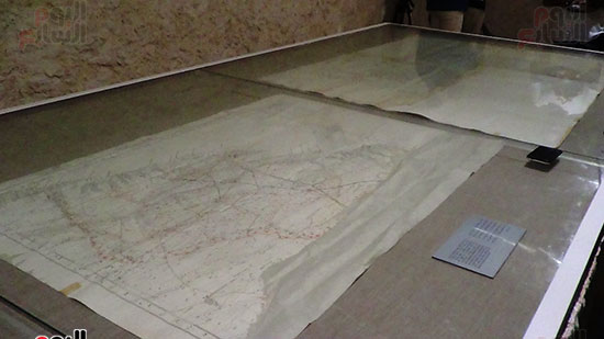 خرائط مركز عمليات الجيش الألمانى ضمن مقتنيات المتحف