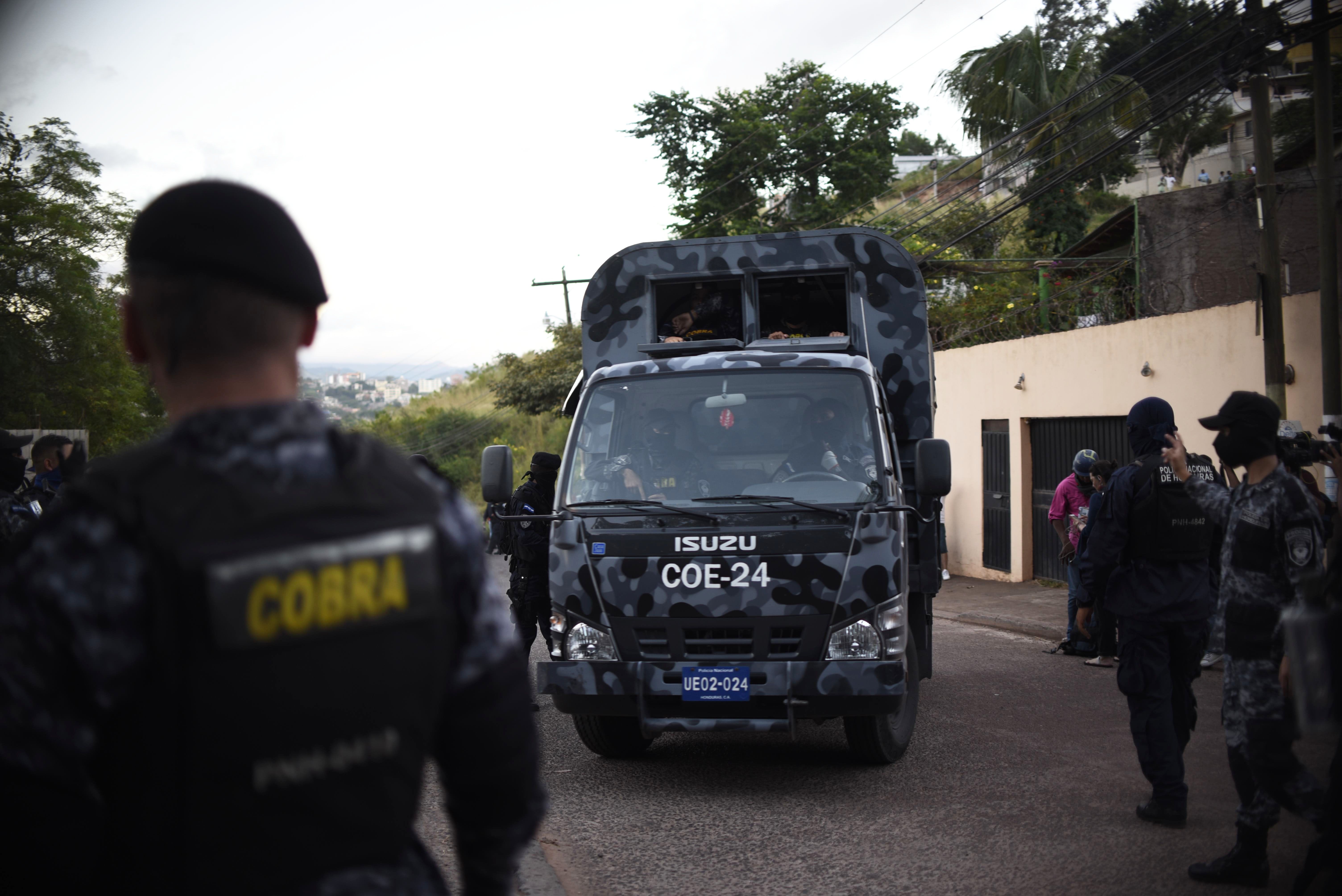 شرطة هندوراس تضرب عن العمل