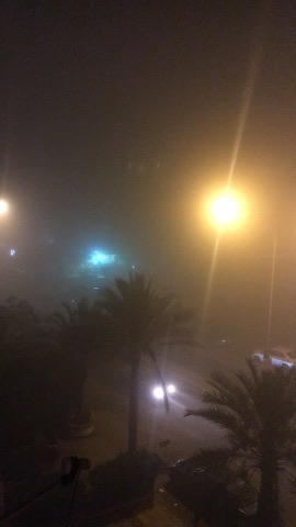 الشبورة المائية تغطى اكتوبر الشبورة المائية تغطى اكتوبر
