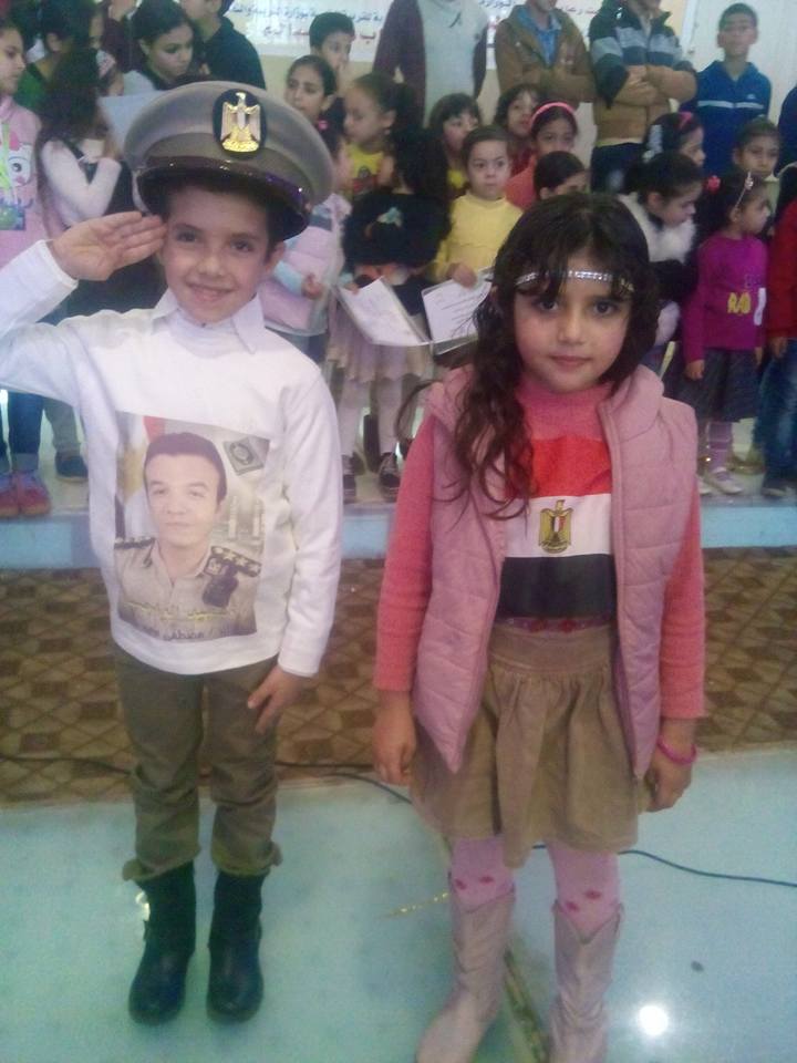             طفلان من الموهوبين من طلاب تعليم كفر الشيخ