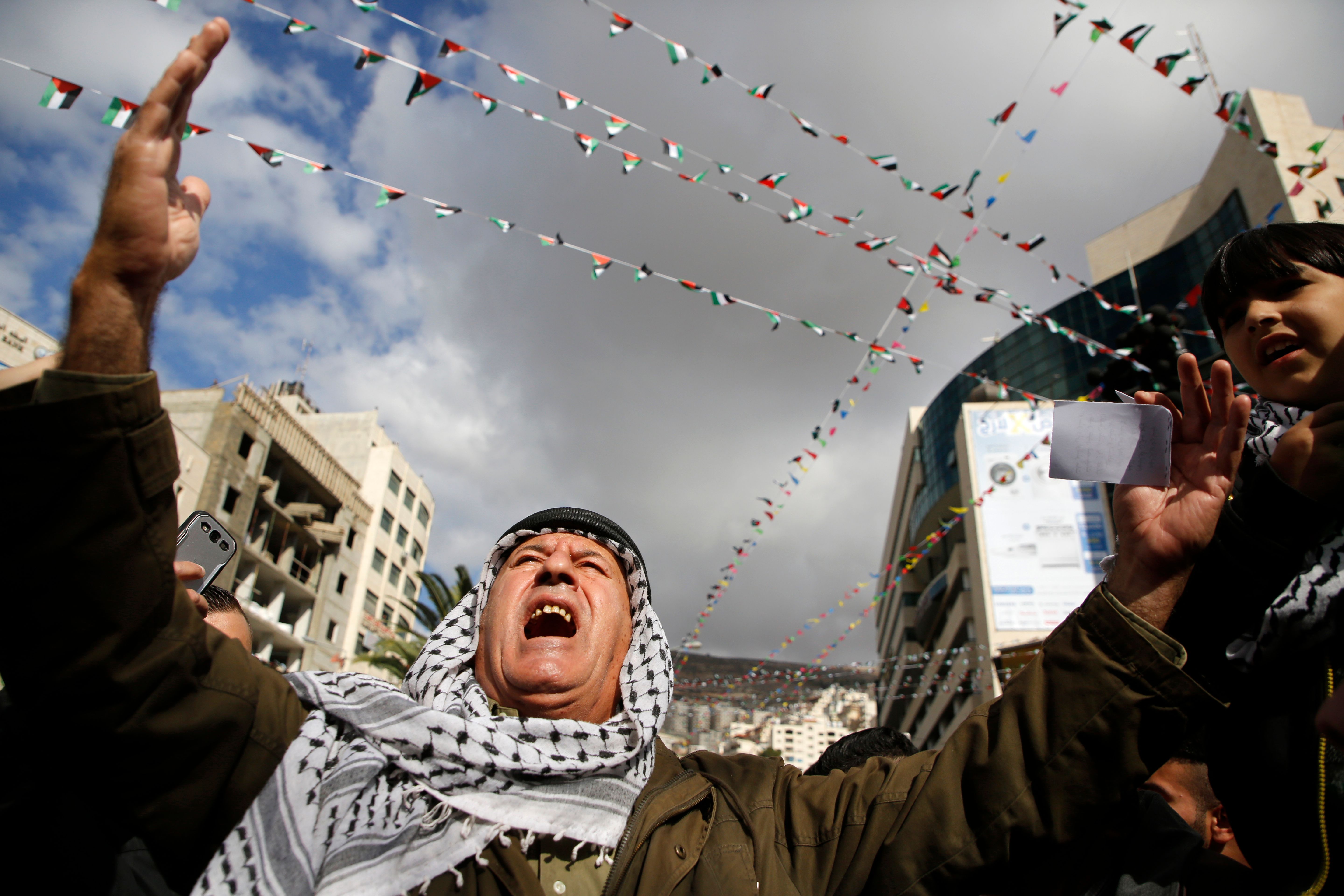 مظاهرات فى فلسطين